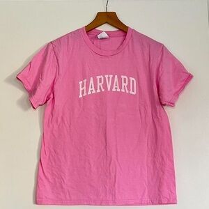 Pink Harvard Baby Tee T-Shirt